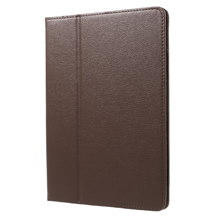 Folio Litchi Texture Auto-wake/sleep Stand Protective Leather Case for iPad Air 10.5 (2019) / Pro 10.5 (2017) - Brown-3