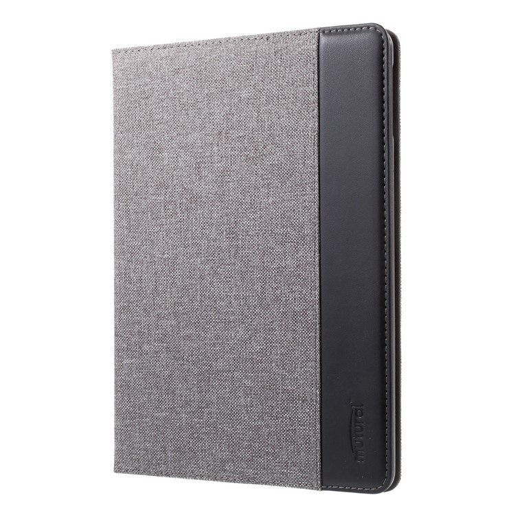 MUTURAL Contrast Color PU Leather Tablet Case with Stand for iPad 9.7 (2017) / iPad Pro 9.7 / Air 2 / Air - Dark Grey-3