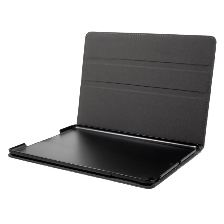 MUTURAL Contrast Color PU Leather Tablet Case with Stand for iPad 9.7 (2017) / iPad Pro 9.7 / Air 2 / Air - Dark Grey-7