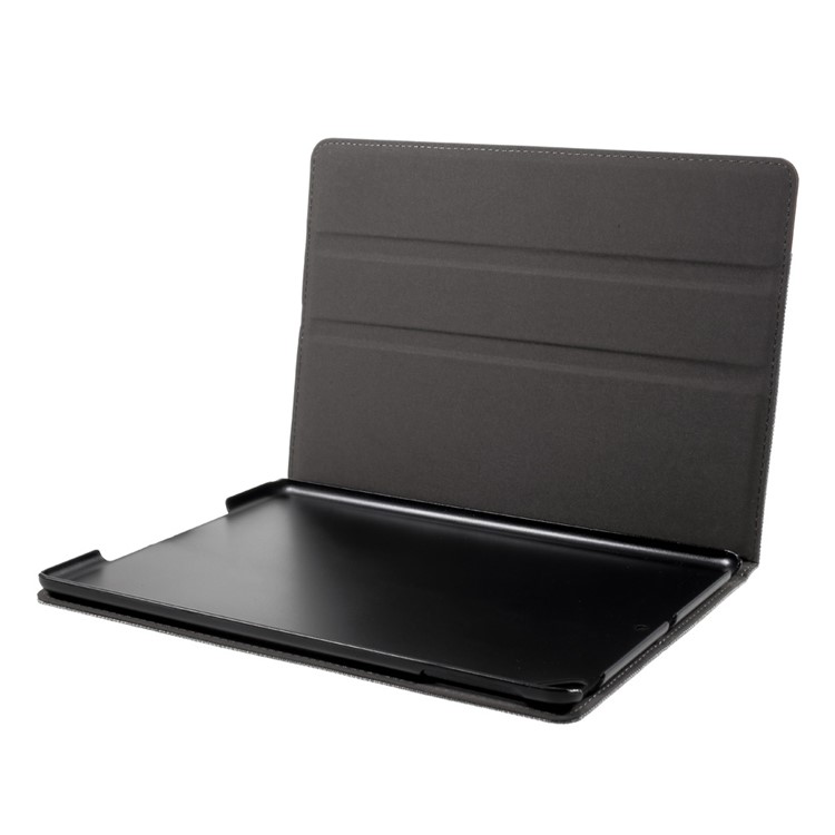 MUTURAL Contrast Color PU Leather Stand Shell for iPad 9.7 (2017) / iPad Pro 9.7 / Air 2 / Air - Light Grey-8