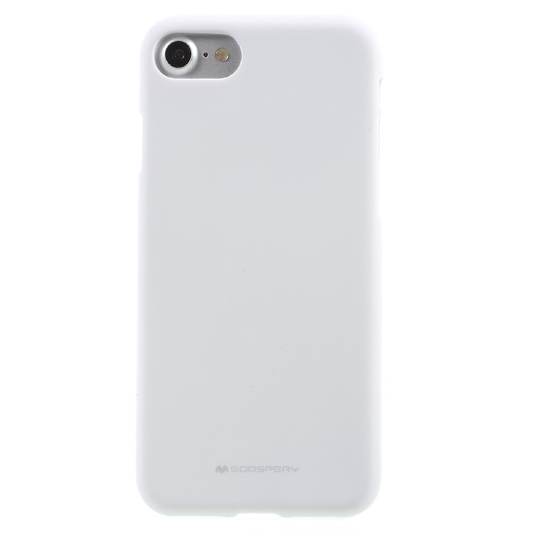 MERCURY GOOSPERY Matte Anti-fingerprint TPU Mobile Cover for iPhone 8 / 7 4.7 inch - White-1