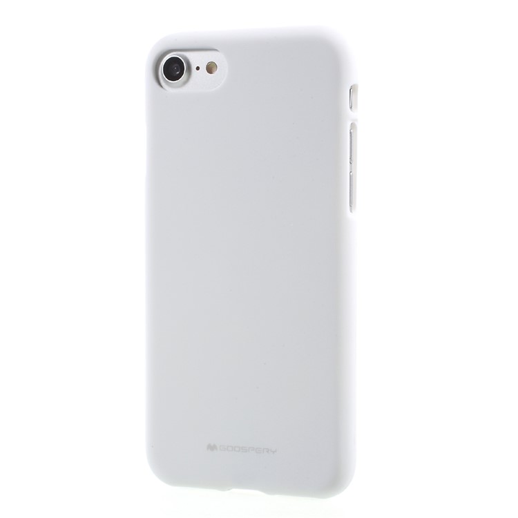 MERCURY GOOSPERY Matte Anti-fingerprint TPU Mobile Cover for iPhone 8 / 7 4.7 inch - White-2