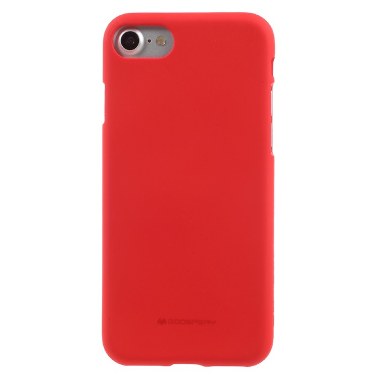 MERCURY GOOSPERY Matte Soft TPU Back Cover for iPhone 8 / 7 4.7 inch - Red-1