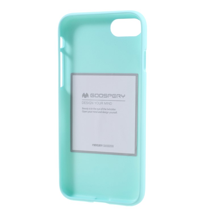 MERCURY GOOSPERY Matte Anti-fingerprint TPU Back Case Accessory for iPhone 8 / 7 4.7 inch - Baby Blue-4