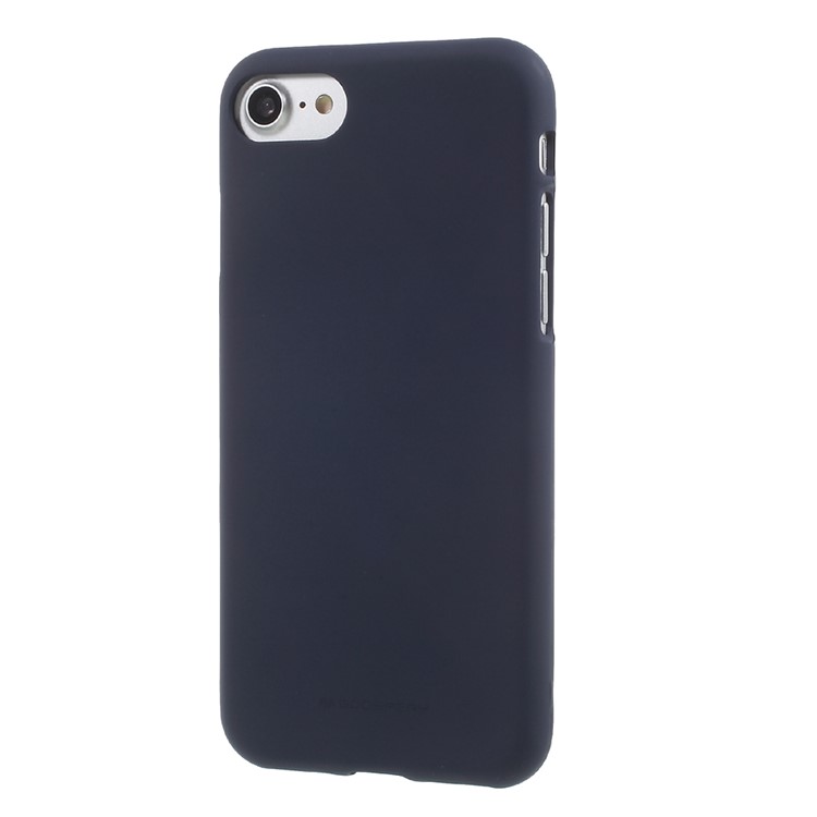MERCURY GOOSPERY for iPhone 8 / 7 4.7 inch Matte Anti-fingerprint TPU Phone Case - Dark Blue-2