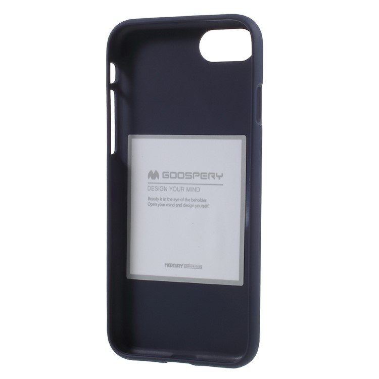MERCURY GOOSPERY for iPhone 8 / 7 4.7 inch Matte Anti-fingerprint TPU Phone Case - Dark Blue-4