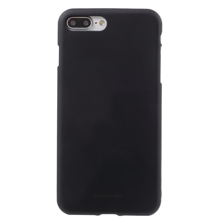 MERCURY GOOSPERY Matte Anti-capa de telefone TPU Phoneprint para iPhone 8 Plus / 7 Plus 5.5 inch - negro-2