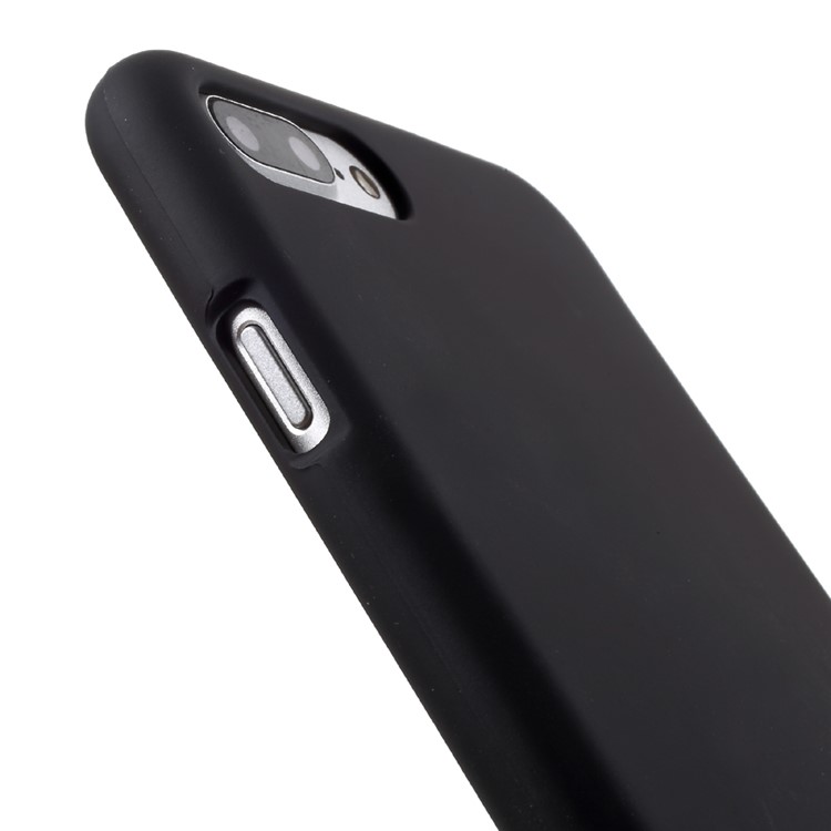 MERCURY GOOSPERY Matte Anti-capa de telefone TPU Phoneprint para iPhone 8 Plus / 7 Plus 5.5 inch - negro-6