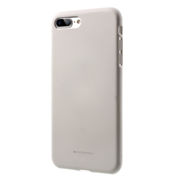 MERCURY GOOSPERY Matte Anti-scratch TPU Phone Case for iPhone 8 Plus / 7 Plus 5.5 inch - Grey-3