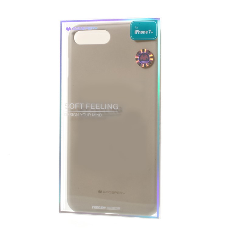 MERCURY GOOSPERY Matte Anti-scratch TPU Phone Case for iPhone 8 Plus / 7 Plus 5.5 inch - Grey-7