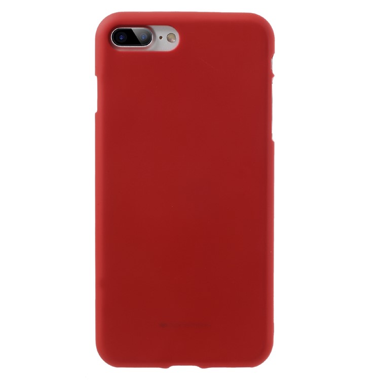 Cubierta De Teléfono OMU Anti-huellas Dactilares MERCURY GOOSPERY Para El IPhone 8 Plus / 7 Más 5.5 Pulgadas - Rojo-1