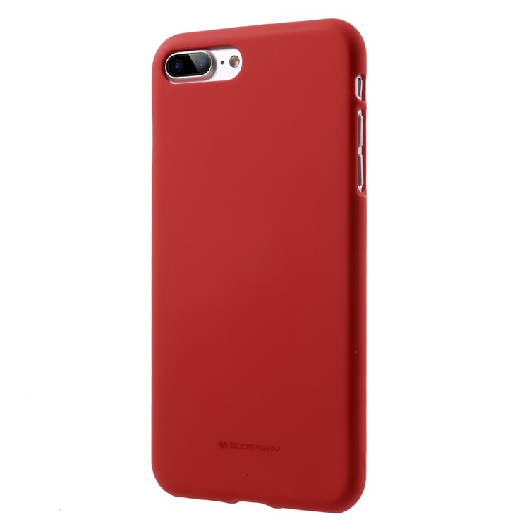 Cubierta De Teléfono OMU Anti-huellas Dactilares MERCURY GOOSPERY Para El IPhone 8 Plus / 7 Más 5.5 Pulgadas - Rojo-3