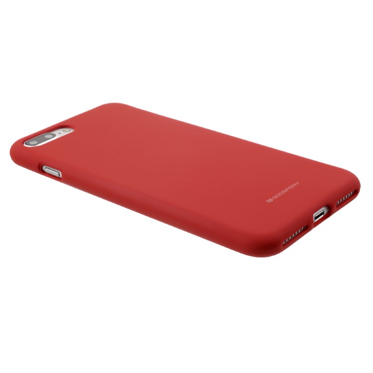 Cubierta De Teléfono OMU Anti-huellas Dactilares MERCURY GOOSPERY Para El IPhone 8 Plus / 7 Más 5.5 Pulgadas - Rojo-5