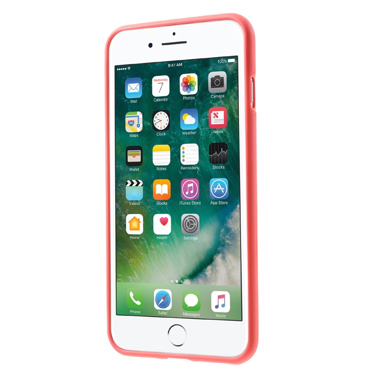 MERCURY GOOSPERY Matte Anti-fingerprint TPU Phone Shell for iPhone 8 Plus / 7 Plus 5.5 inch - Pink-2