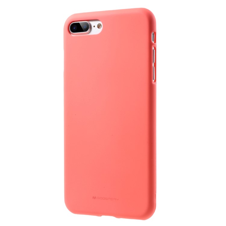 MERCURY GOOSPERY Matte Anti-fingerprint TPU Phone Shell for iPhone 8 Plus / 7 Plus 5.5 inch - Pink-3