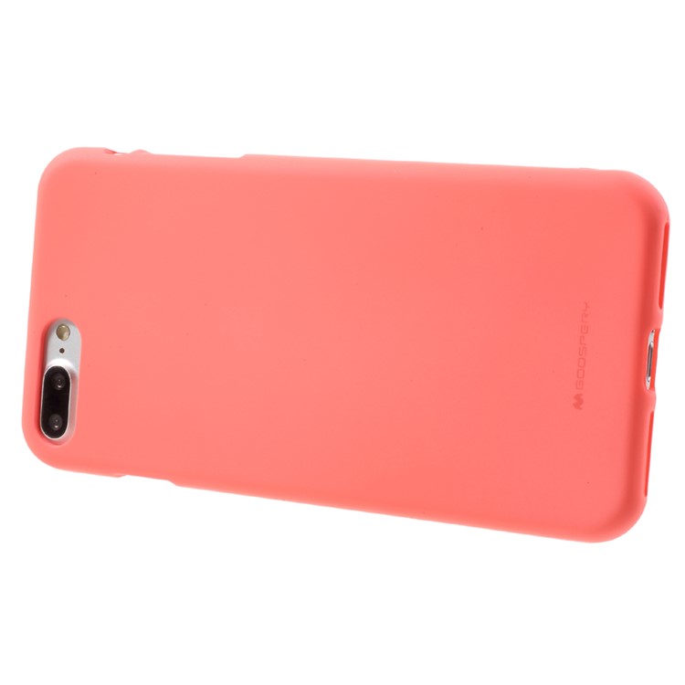 MERCURY GOOSPERY Matte Anti-fingerprint TPU Phone Shell for iPhone 8 Plus / 7 Plus 5.5 inch - Pink-4