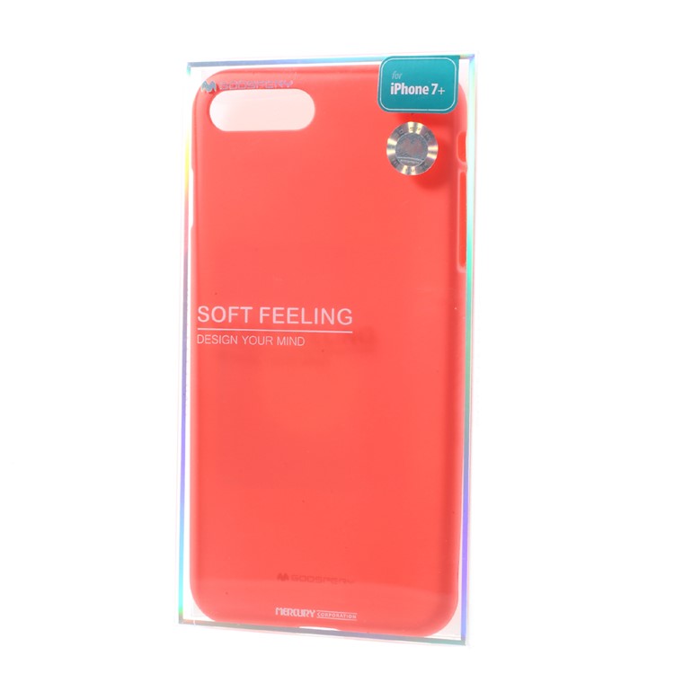 MERCURY GOOSPERY Matte Anti-fingerprint TPU Phone Shell for iPhone 8 Plus / 7 Plus 5.5 inch - Pink-6