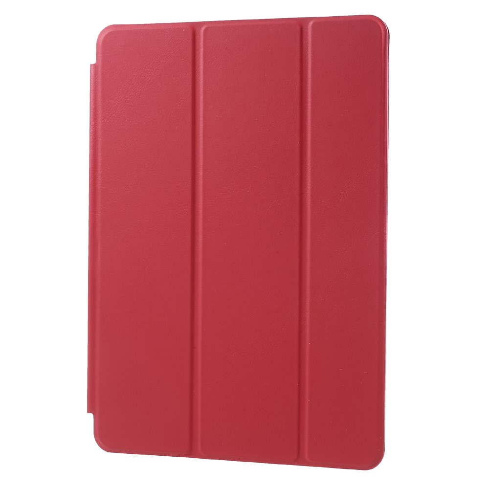 tri-Fold Smart Custodia protettiva in pelle per iPad pro 10.5(2017) - Rosso-4