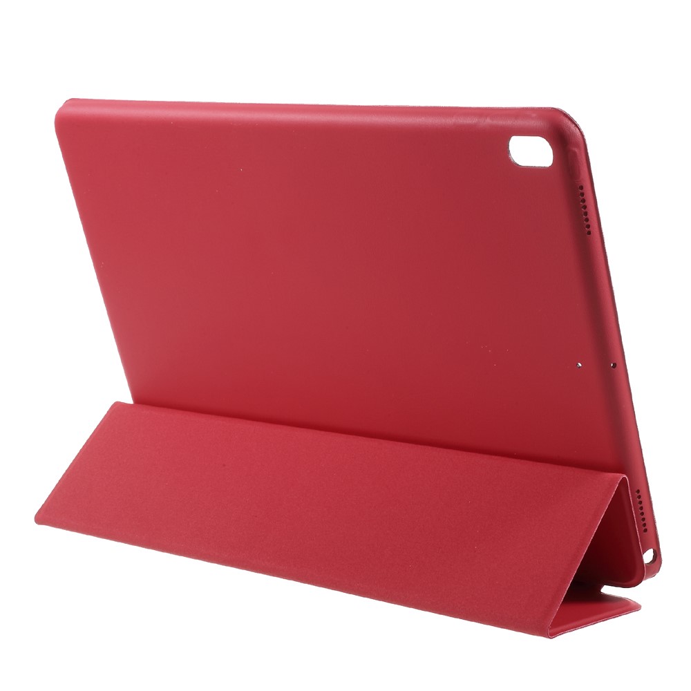 tri-Fold Smart Custodia protettiva in pelle per iPad pro 10.5(2017) - Rosso-5