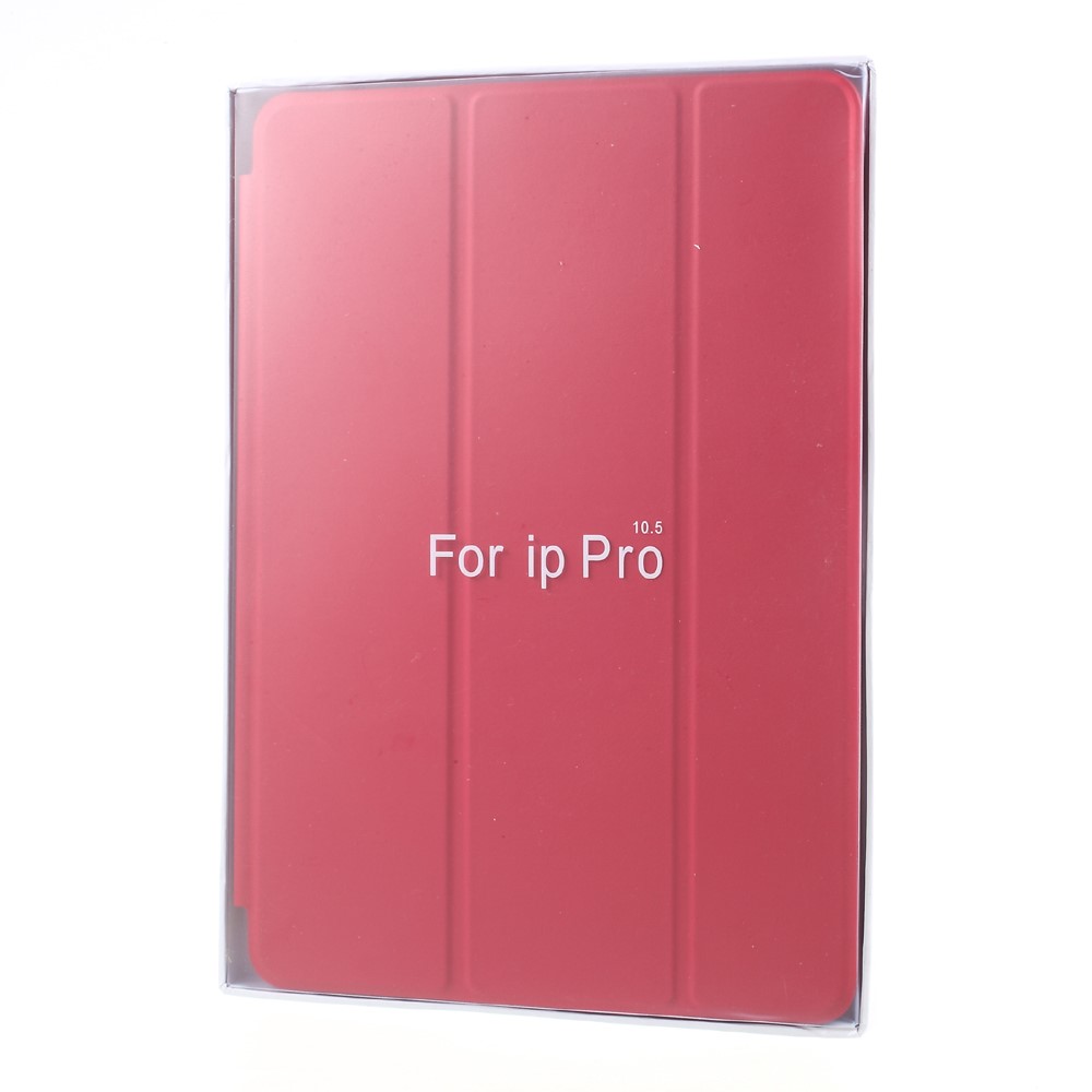 tri-Fold Smart Custodia protettiva in pelle per iPad pro 10.5(2017) - Rosso-8