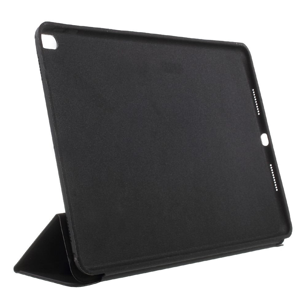 For iPad Air 10.5 (2019) / Pro 10.5 (2017) Auto Wake and Sleep Tri-fold Stand Protective Leather Tablet Cover - Black-7