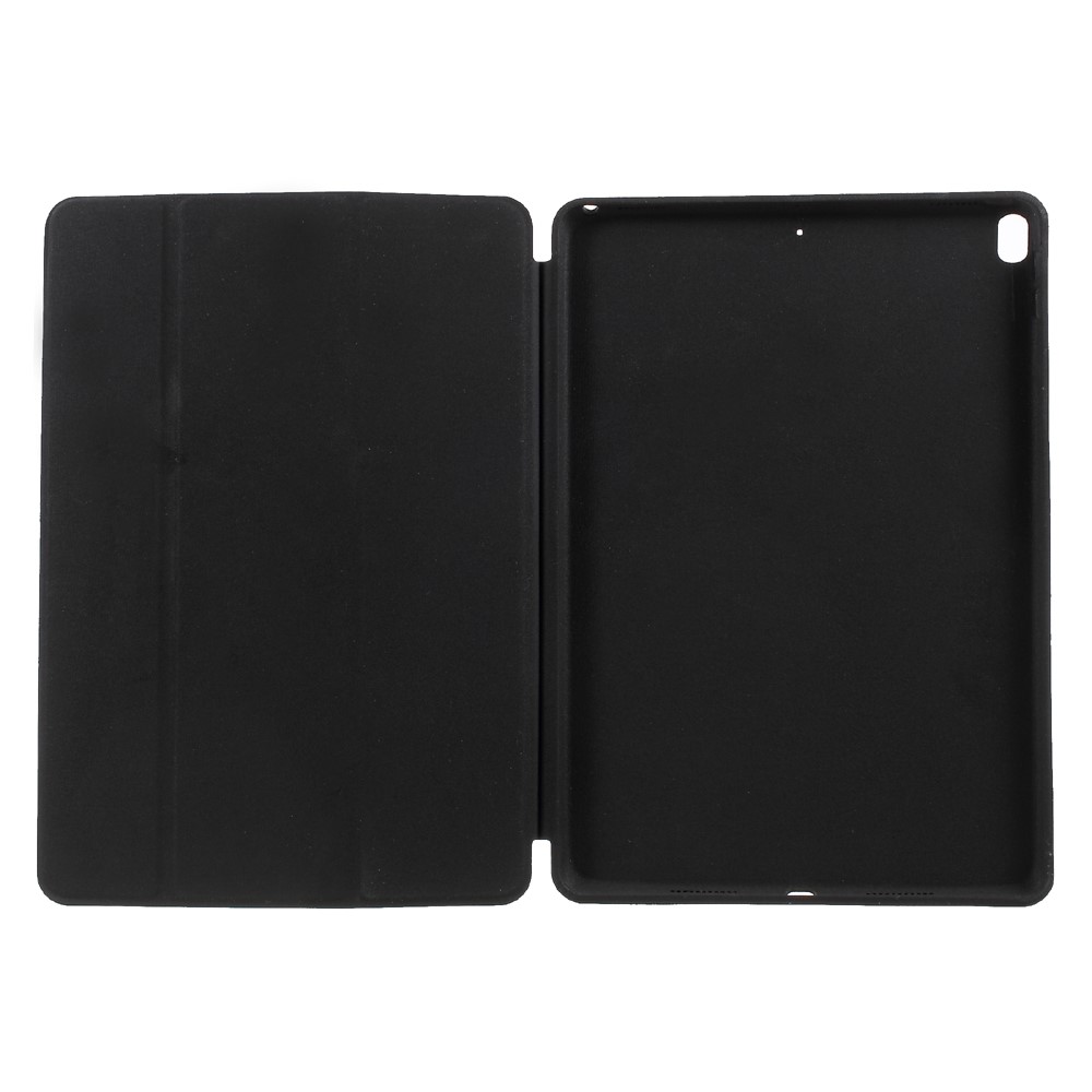For iPad Air 10.5 (2019) / Pro 10.5 (2017) Auto Wake and Sleep Tri-fold Stand Protective Leather Tablet Cover - Black-9