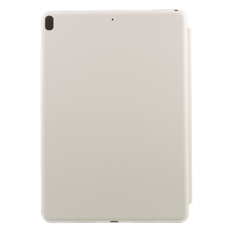 Tri-fold Smart Stand Protective Leather Tablet Shell for iPad Air 10.5 (2019) / Pro 10.5 (2017) - White-2