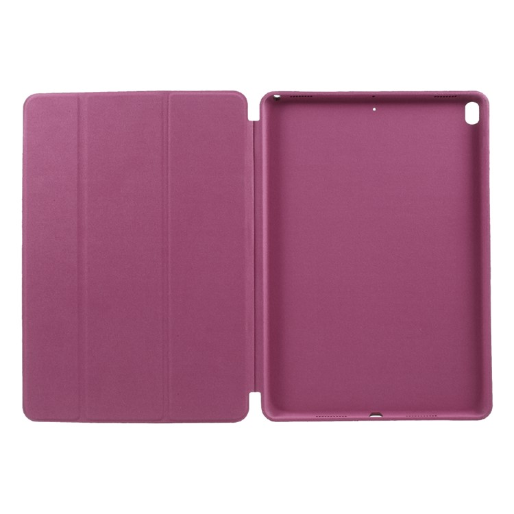 Tri-fold Auto Wake and Sleep Stand Protective Leather Case Accessory for iPad Air 10.5 (2019) / Pro 10.5 (2017) - Rose-6