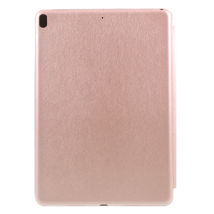 For iPad Air 10.5 (2019) / Pro 10.5 (2017) Smart Tri-fold Stand Leather Protective Tablet Case - Rose Gold-2