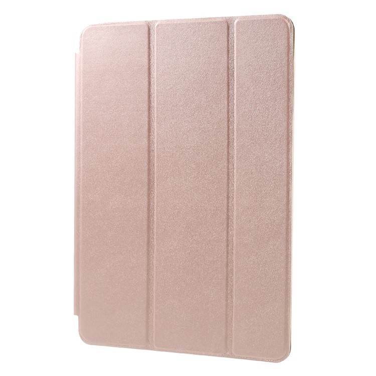 For iPad Air 10.5 (2019) / Pro 10.5 (2017) Smart Tri-fold Stand Leather Protective Tablet Case - Rose Gold-3