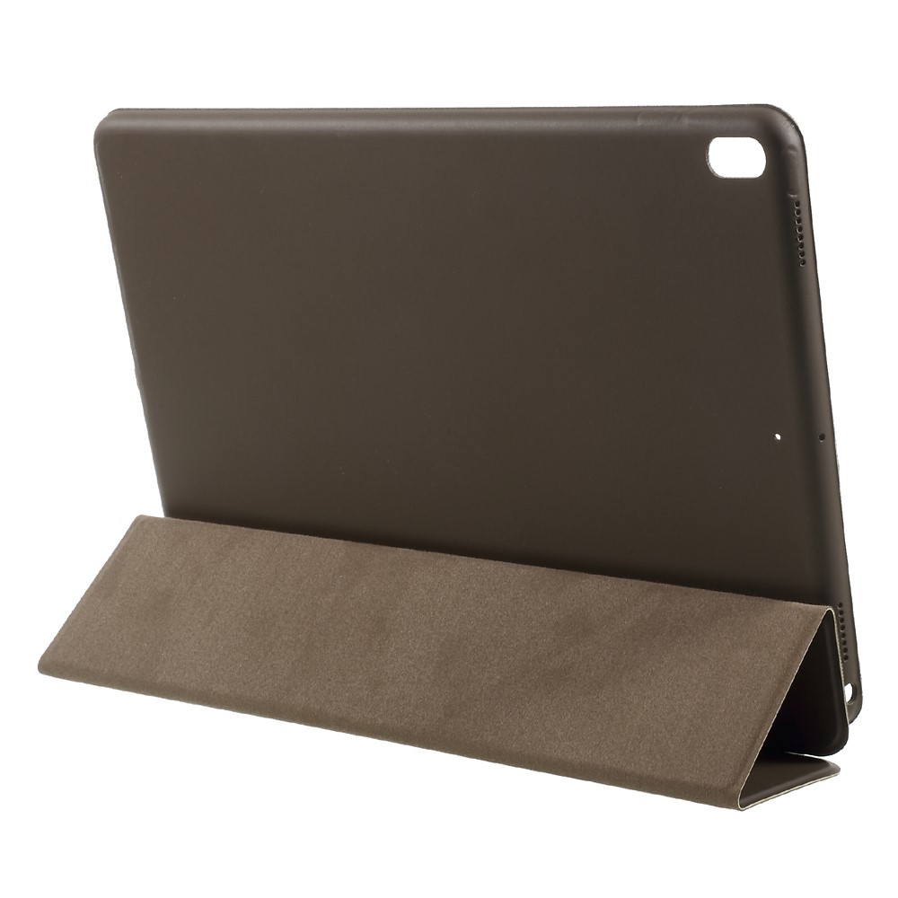 Smart Protective Tri-fold Stand Leather Tablet Shell Case for iPad Air 10.5 (2019) / Pro 10.5 (2017) - Coffee-4