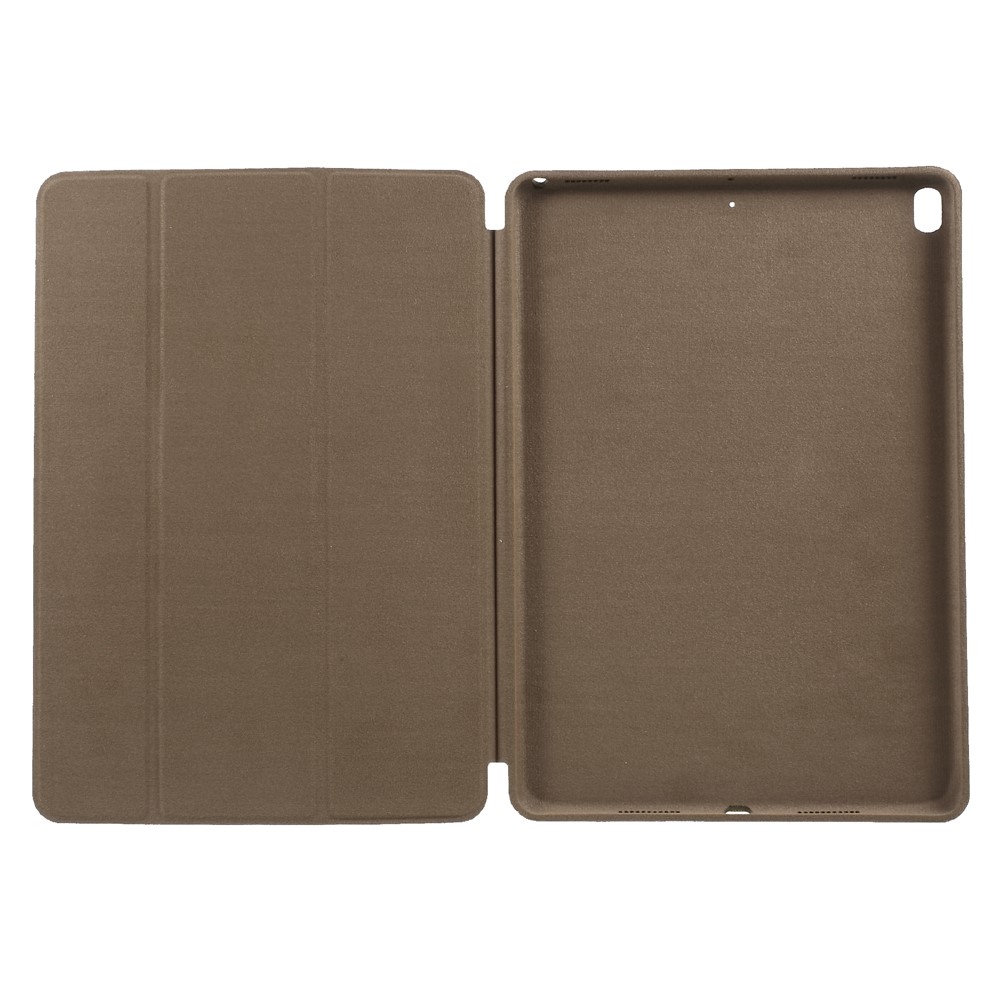 Smart Protective Tri-fold Stand Leather Tablet Shell Case for iPad Air 10.5 (2019) / Pro 10.5 (2017) - Coffee-6
