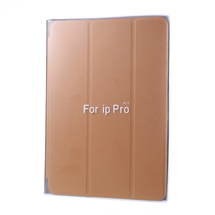 Auto Wake and Sleep Tri-fold Stand Foldable Leather Tablet Case for iPad Air 10.5 (2019) / Pro 10.5 (2017) - Brown-7