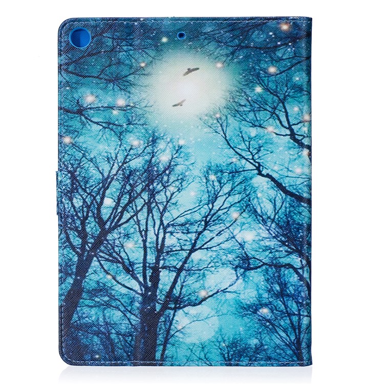 Pattern Printing Stand Leather Wallet Case for iPad 9.7 (2017) - Starry Night-2