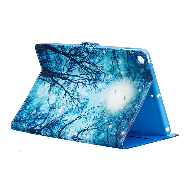 Pattern Printing Stand Leather Wallet Case for iPad 9.7 (2017) - Starry Night-3
