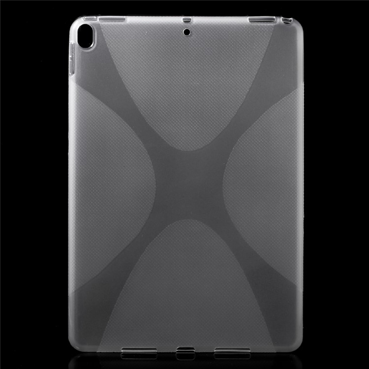 X Shape Gel TPU Mobile Phone Cover for iPad Pro 10.5 (2017) - Transparent-1