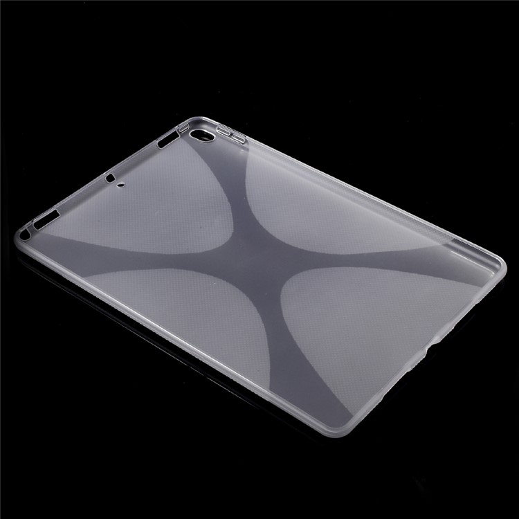 X Shape Gel TPU Mobile Phone Cover for iPad Pro 10.5 (2017) - Transparent-6