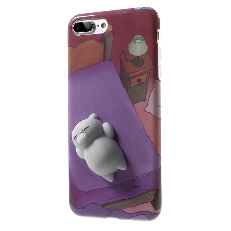 3D Soft Silicone Bear TPU Case for iPhone 7 Plus-2
