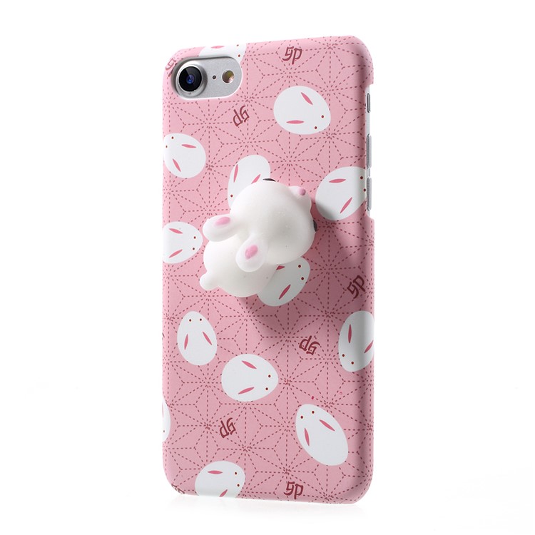 3D Soft Silicone Rabbit Hard Plastic Case for iPhone 7-2