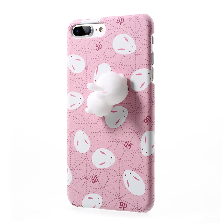 3D Soft Silicone Rabbit Hard PC Case for iPhone 7 Plus-2