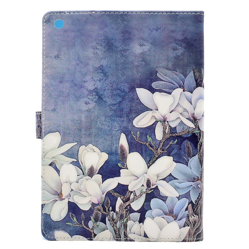 Wallet Stand Pattern Printing Leather Shell Case for iPad 9.7 (2018) / 9.7 (2017) - Blooming Flowers-2