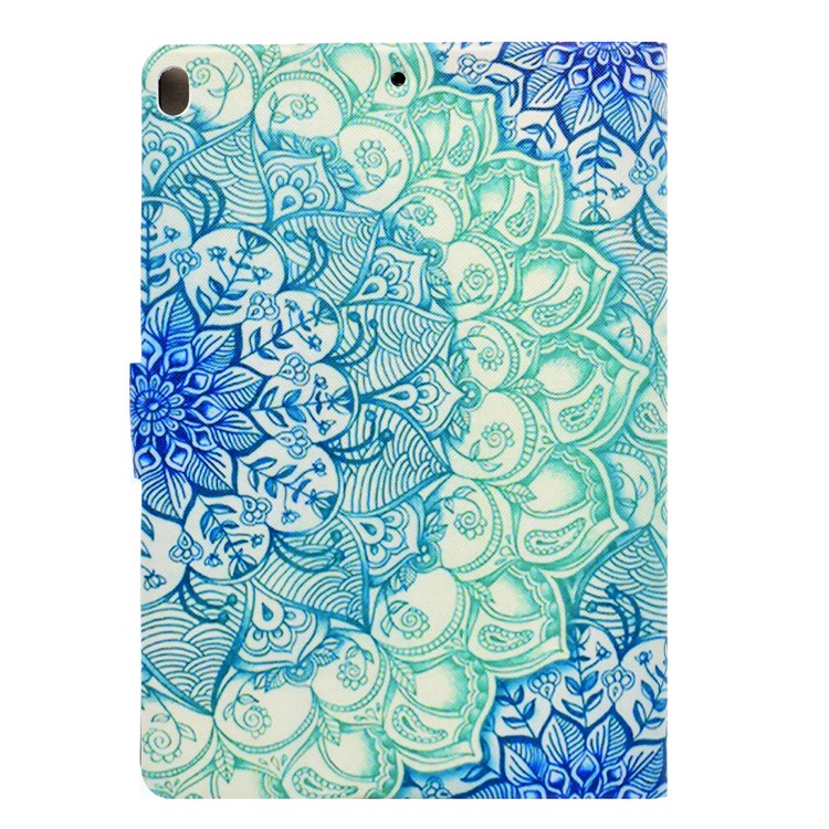 Patterned Card Holder Leather Cover for iPad Air 10.5 (2019) / Pro 10.5-inch (2017) - Mandala Pattern-2