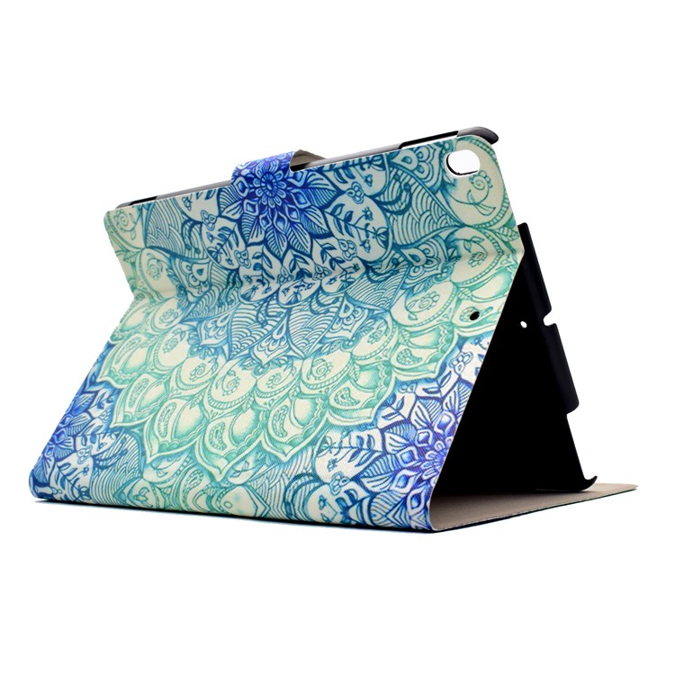 Patterned Card Holder Leather Cover for iPad Air 10.5 (2019) / Pro 10.5-inch (2017) - Mandala Pattern-3