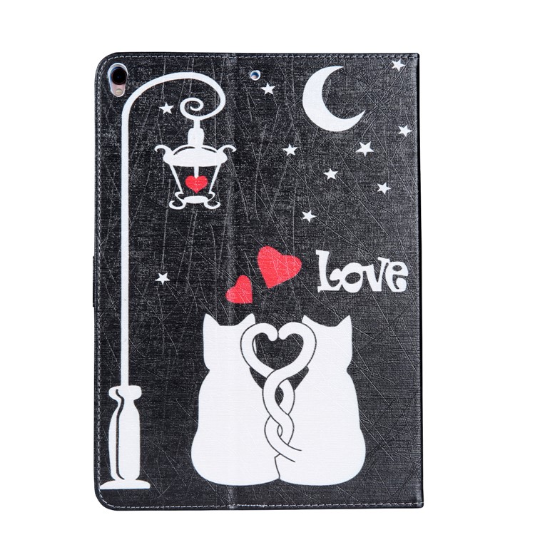 Pattern Printing PU Leather Wallet Flip Stand Case for iPad Pro 10.5 (2017) - Cat Lovers-2