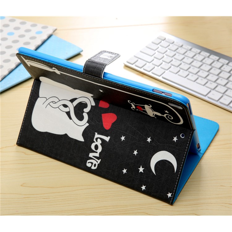 Pattern Printing PU Leather Wallet Flip Stand Case for iPad Pro 10.5 (2017) - Cat Lovers-9