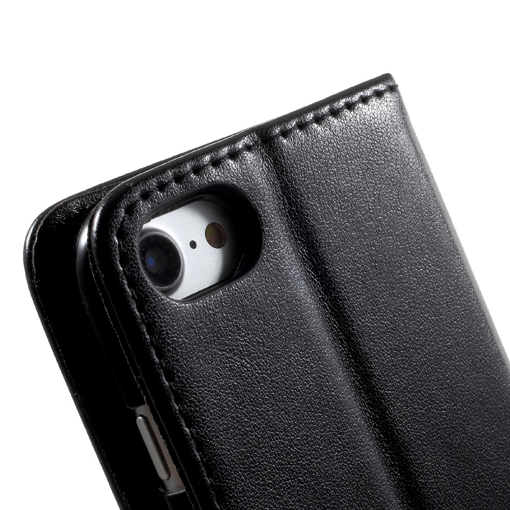 Imprint Butterfly Flower Magnetic Wallet PU Leather Stand Case for iPhone 8 / 7 4.7 inch - Black-10