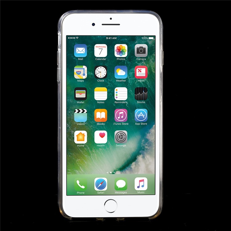 3D Pinch Silicone Fortune Cat Clear TPU Squishy Case for iPhone 7 Plus 5.5 inch-2