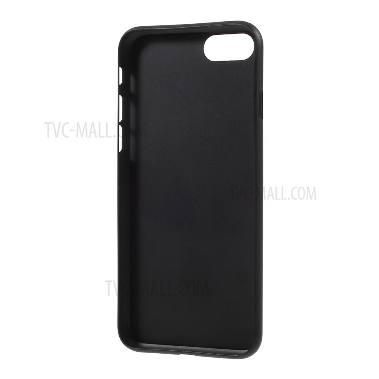 WUW-K86 Embroidery PU Leather Coated PC TPU Case for iPhone 7 4.7 - Black Edge-6