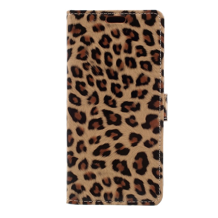 Leopard Pattern Wallet Stand Leather Mobile Phone Case for iPhone 8-3