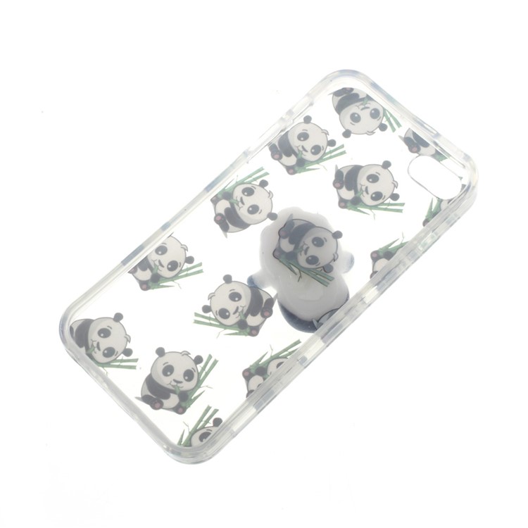 Squishy 3D Silicone Kaiading Panda TPU Case para iPhone SE / 5s / 5 - Padrão Panda-11